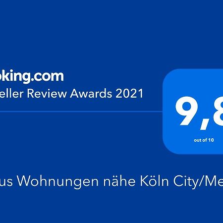 Luxus Wohnungen Naehe Koeln City/Messe Bergisch Gladbach Buitenkant foto