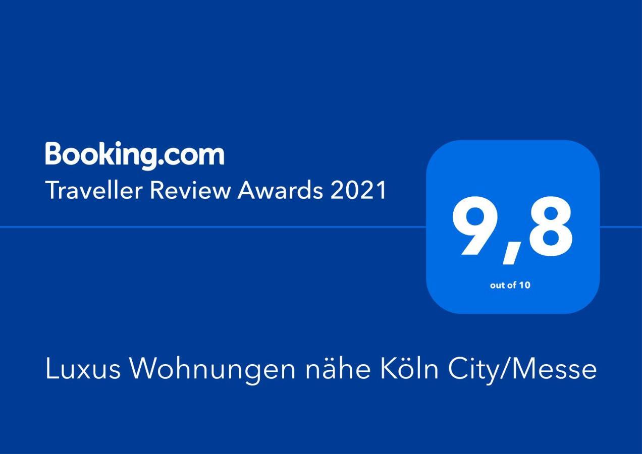 Luxus Wohnungen Naehe Koeln City/Messe Bergisch Gladbach Buitenkant foto